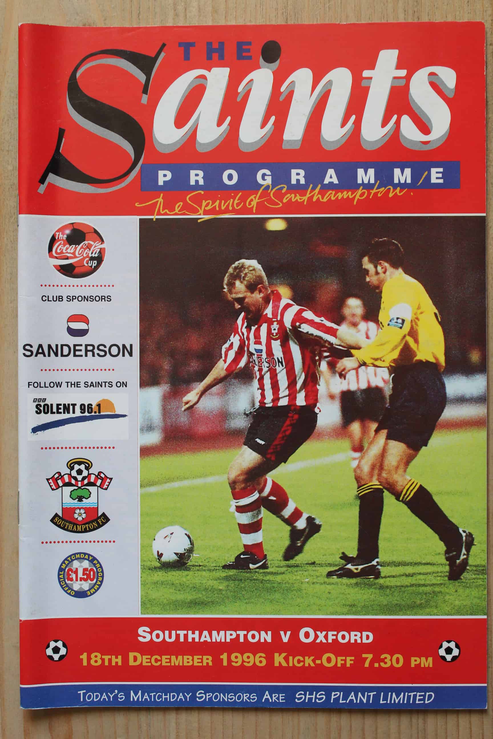 Southampton FC v Oxford United FC